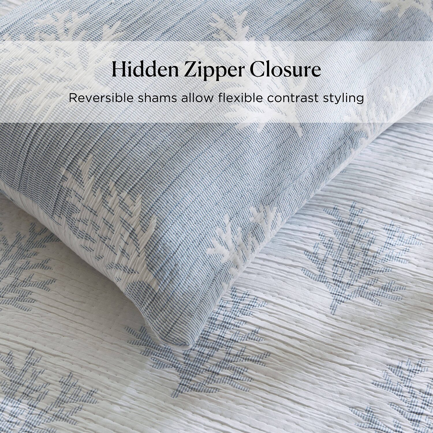 Harbor House Mia Coral Reversible Jacquard 3-pc. Easy Care Quilt Set