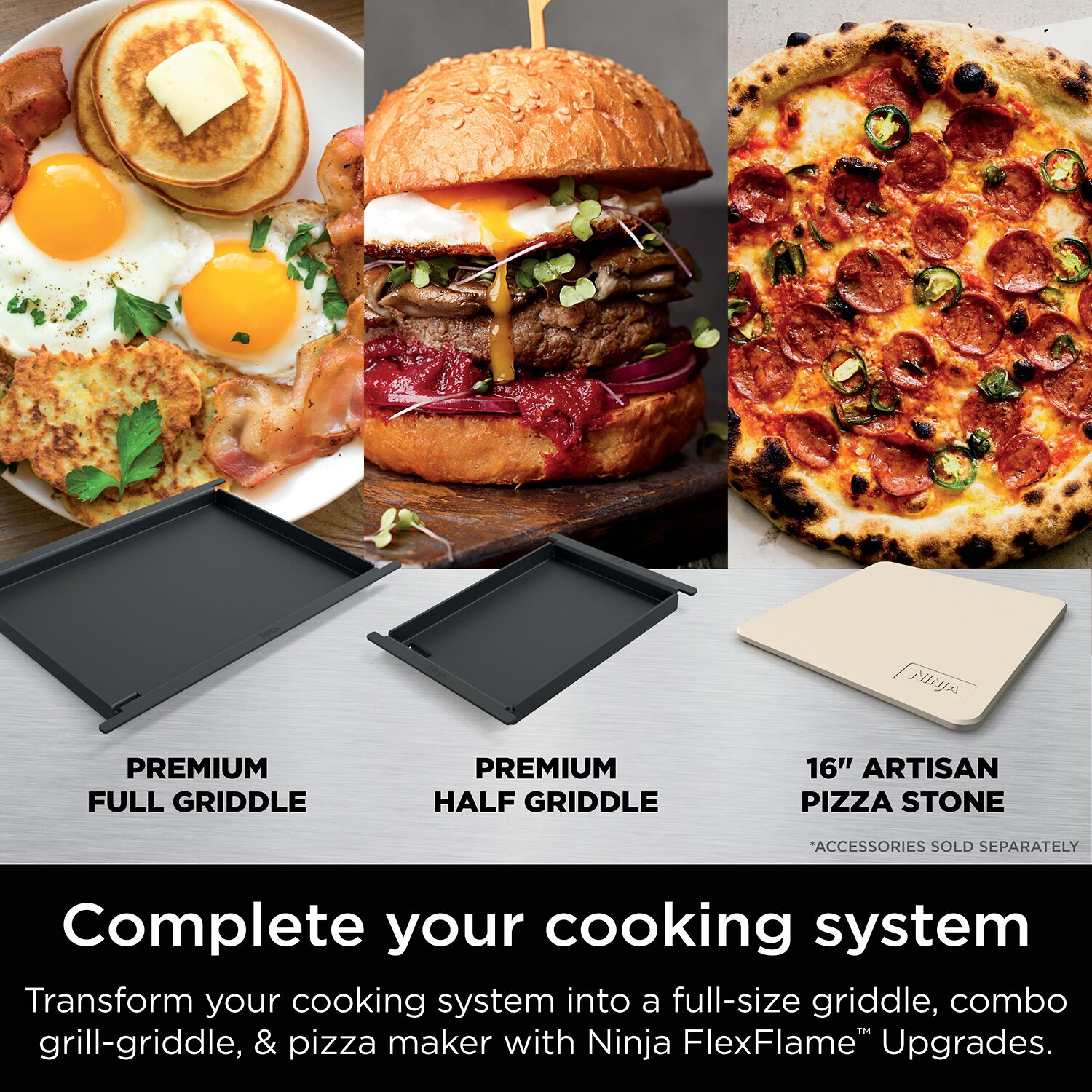 Ninja Flexflame Outdoor System Outdoor Pizza Oven