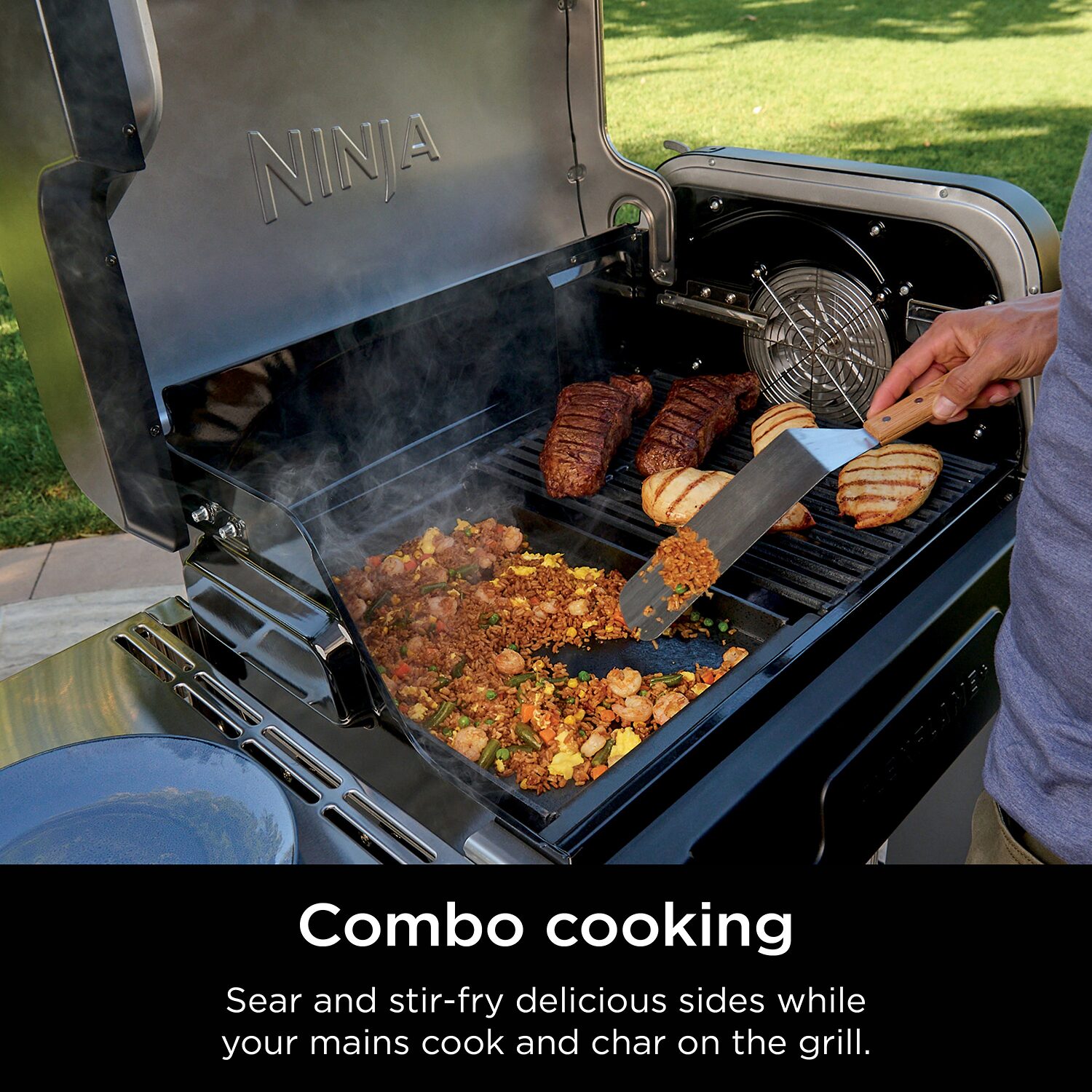 Ninja Flexflame Upgrades Premium Steel Griddle