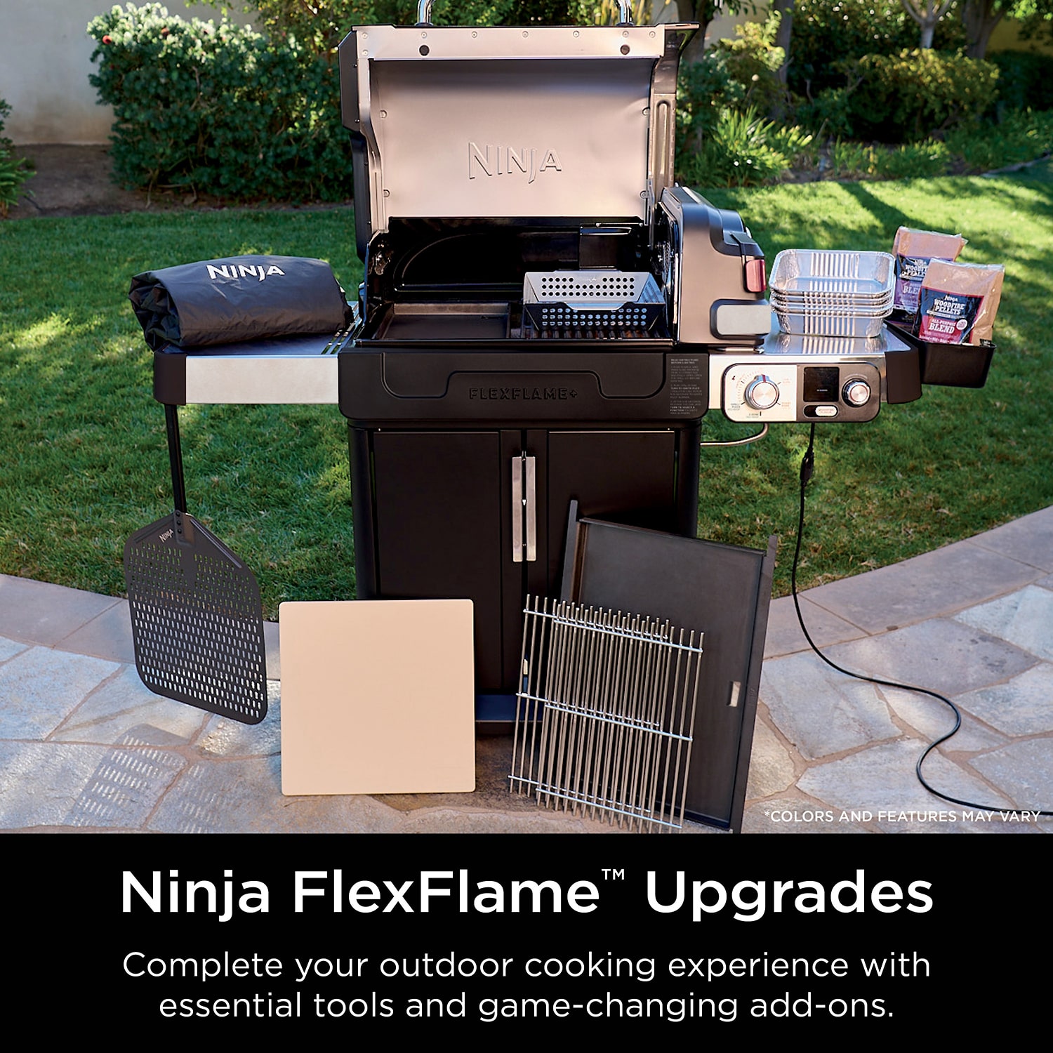 Ninja Flexflame Upgrades Grease Grill Pans