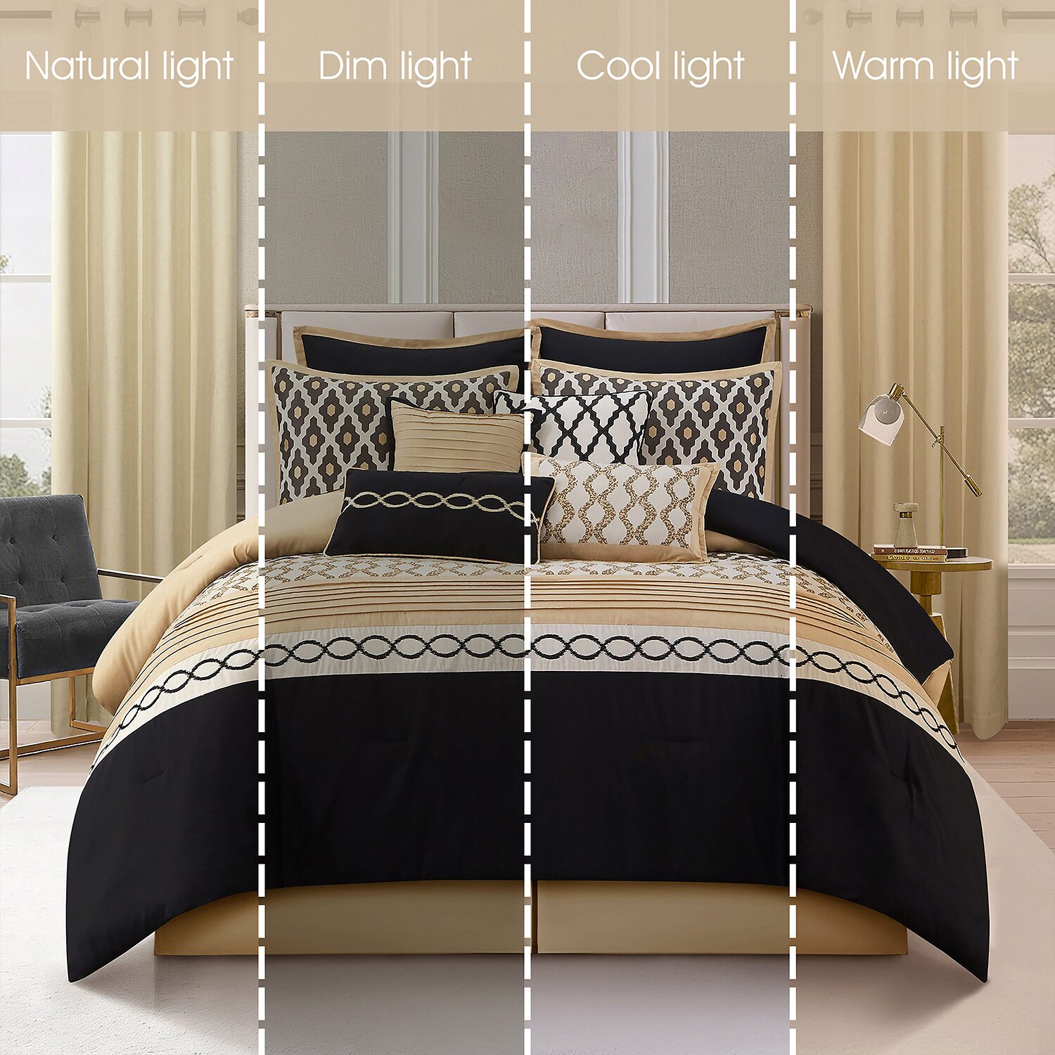 Stratford Park Kelvin 12-pc. Lightweight Comforter Set