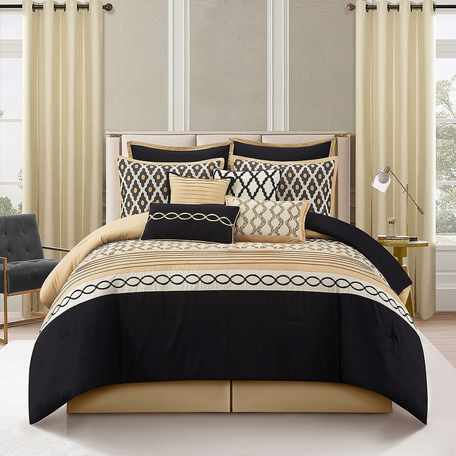 Stratford Park Kelvin 12-pc. Lightweight Comforter Set