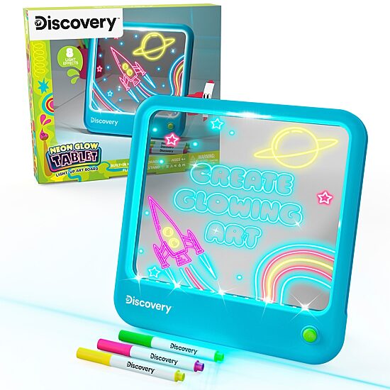Discovery Kids Neon Glow Tablet 4-pc. Drawing Kit