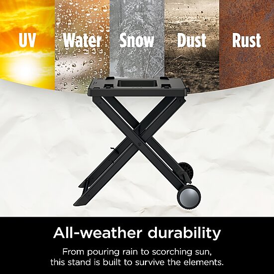 Ninja Ninja Woodfire Collapsible Outdoor Grill Stand Grill Organizer