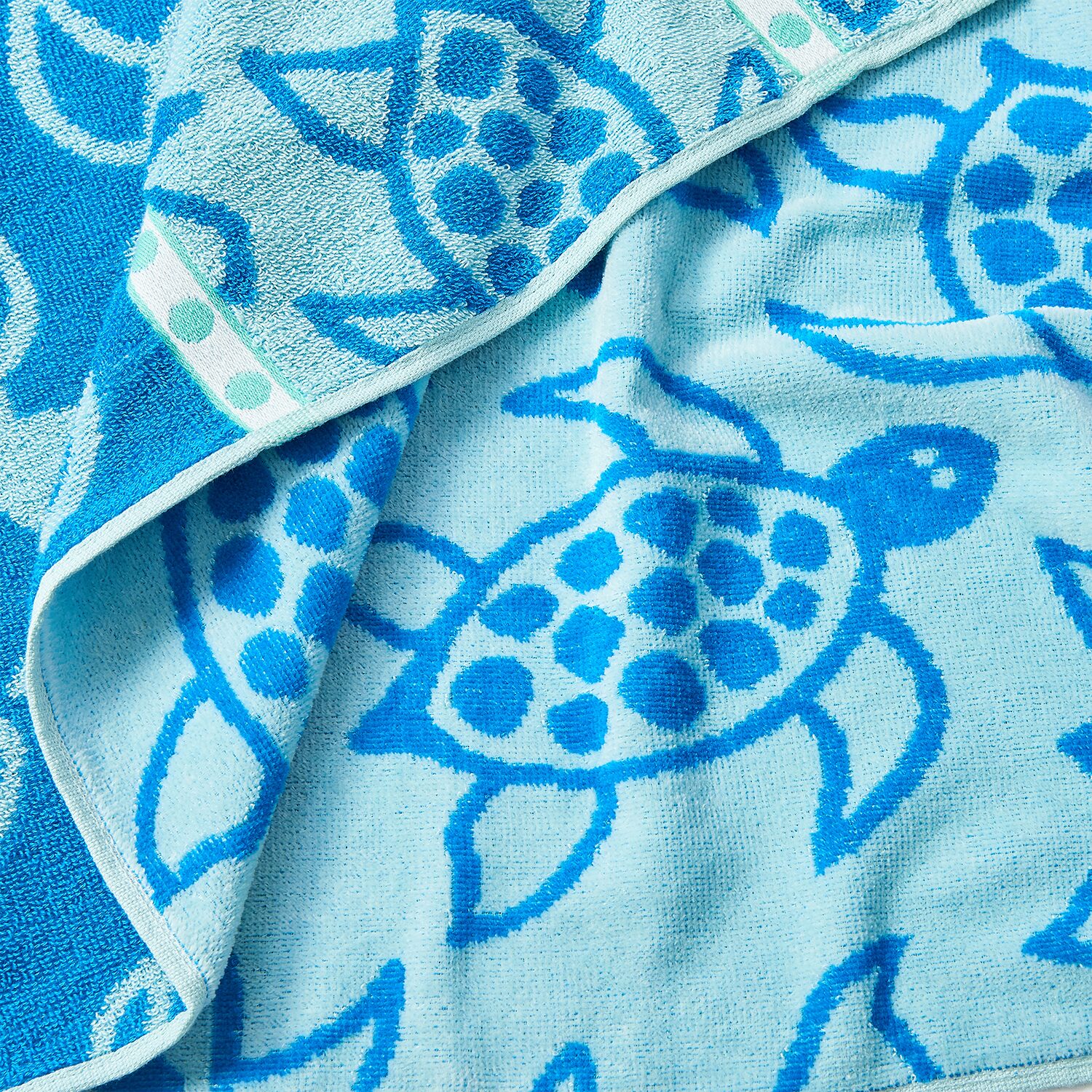 Linery Cotton Jacquard Printed 4-pc. Quick Dry Beach Towel