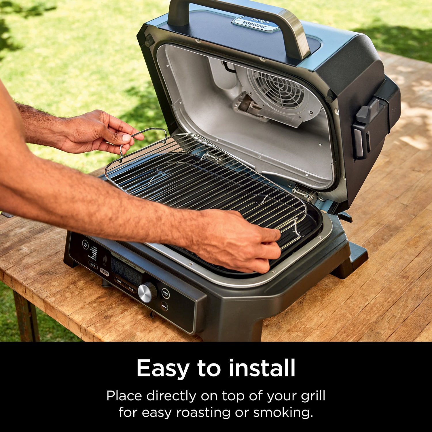 Ninja Woodfire, Compatible With Og800 And Og900 Series, Silver Grill Basket