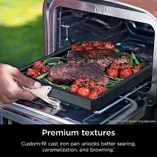 Ninja Woodfire Outdoor, Pre-Seasoned Grill Pans