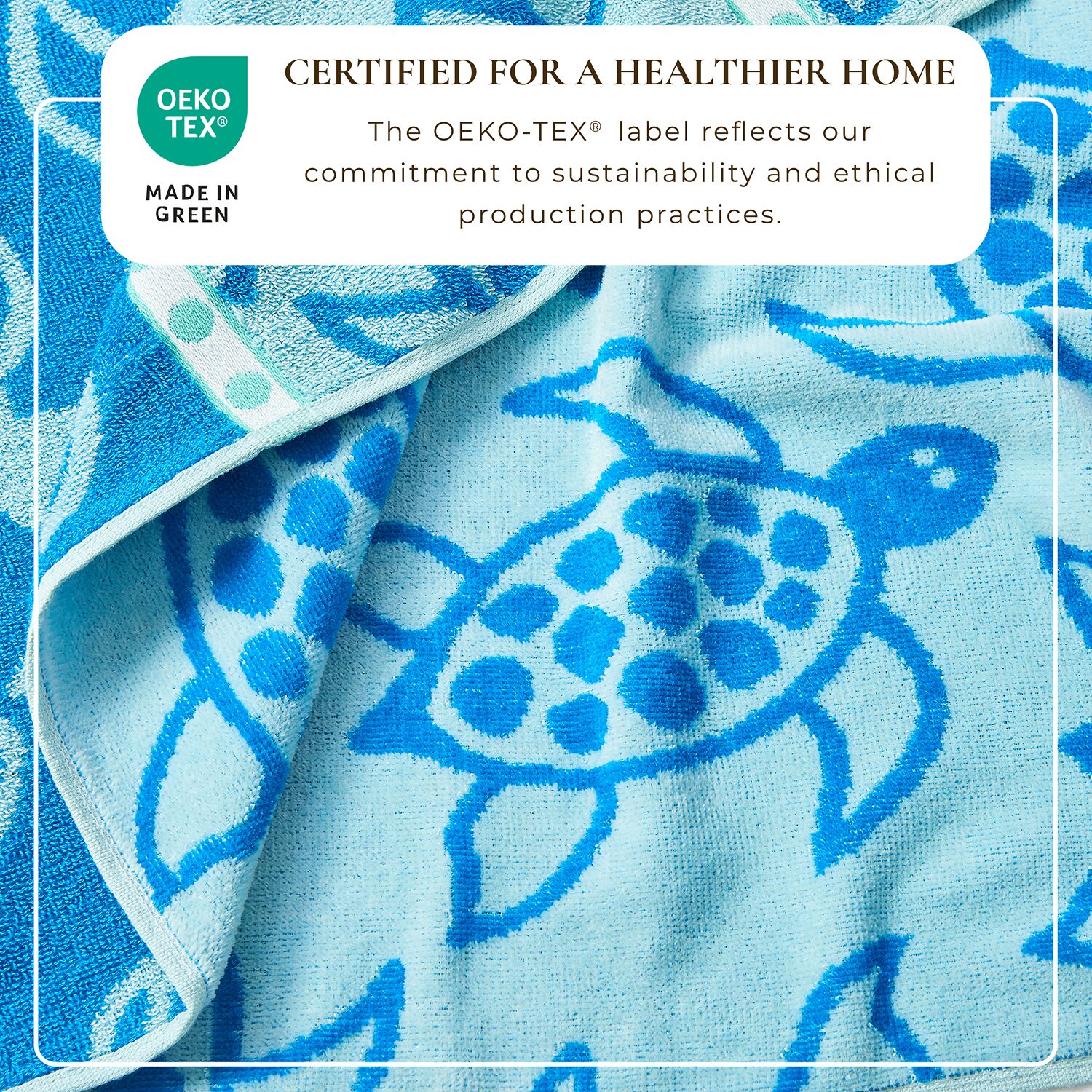 Linery Cotton Jacquard Printed 4-pc. Quick Dry Beach Towel