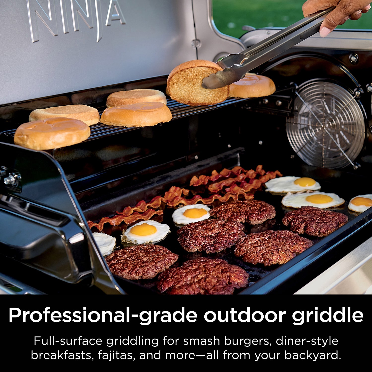 Ninja Flex Flame Upgrades Premium Steel Griddle