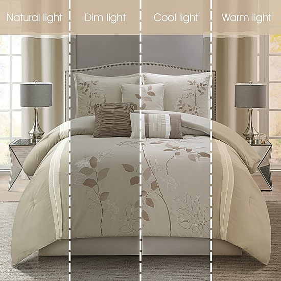 Stratford Park Anissa 9-pc. Easy Care Comforter Set