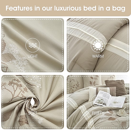 Stratford Park Anissa 9-pc. Easy Care Comforter Set