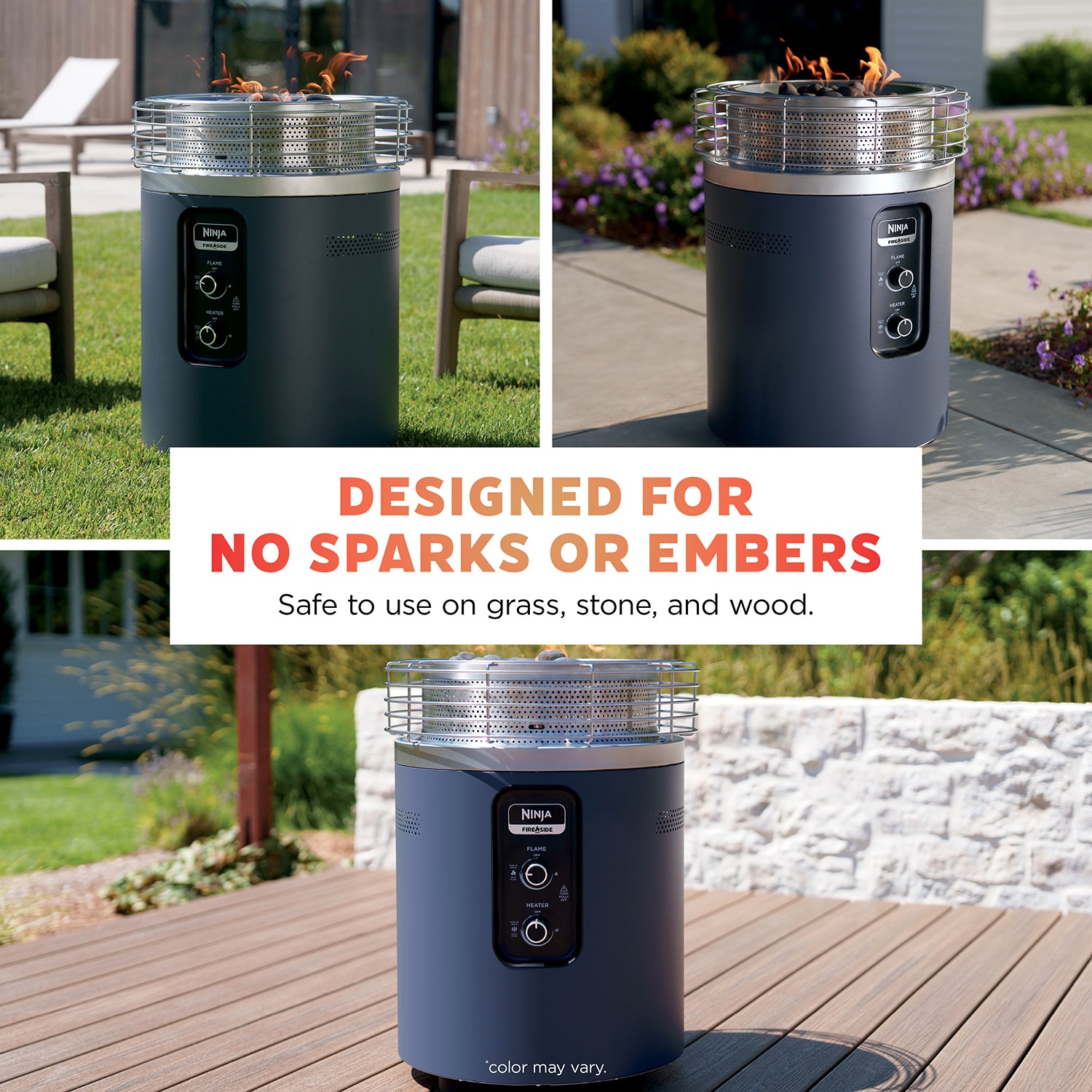 Ninja Fireside360 Outdoor, Silver Charcoal Grill