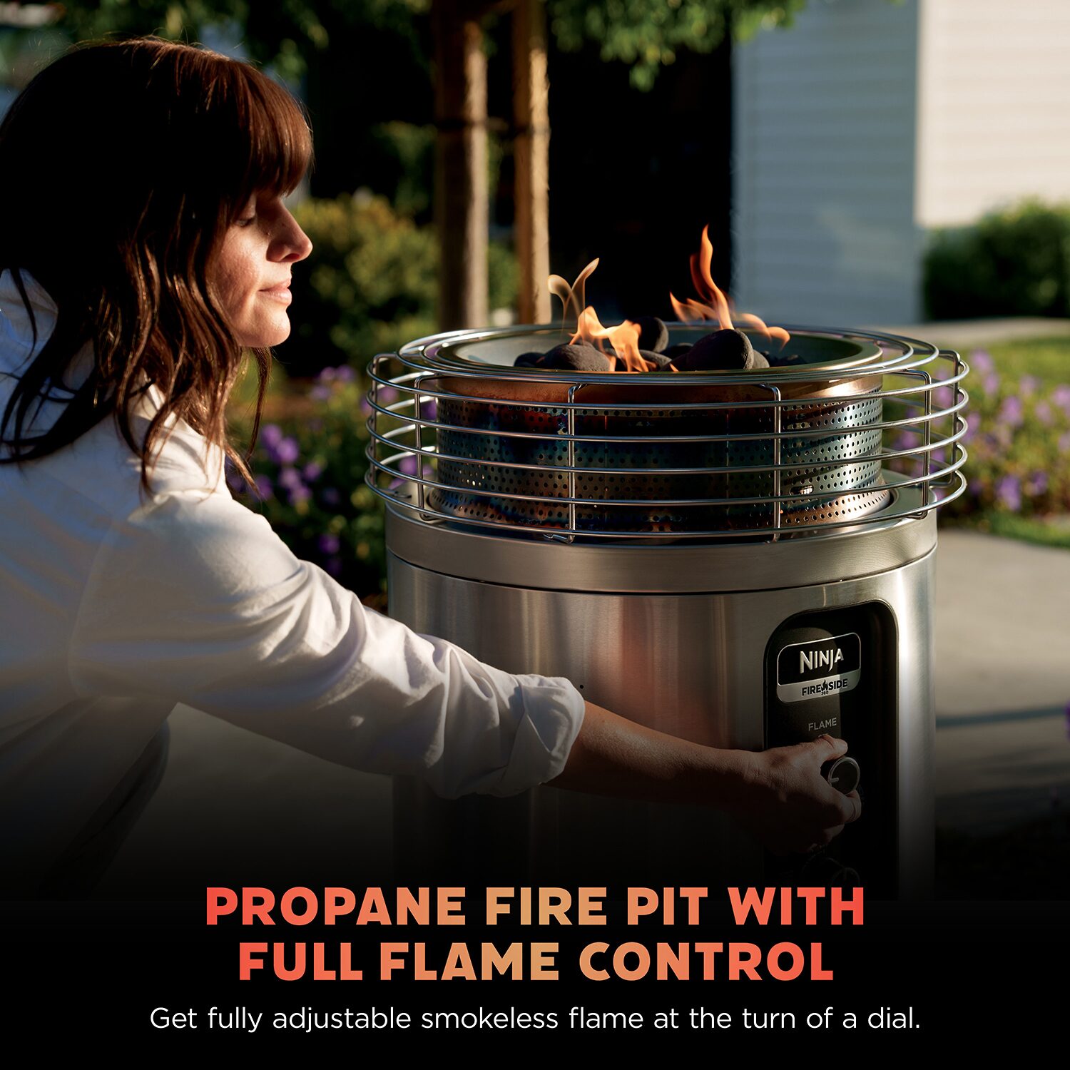Ninja Fireside360 Outdoor, Silver Charcoal Grill