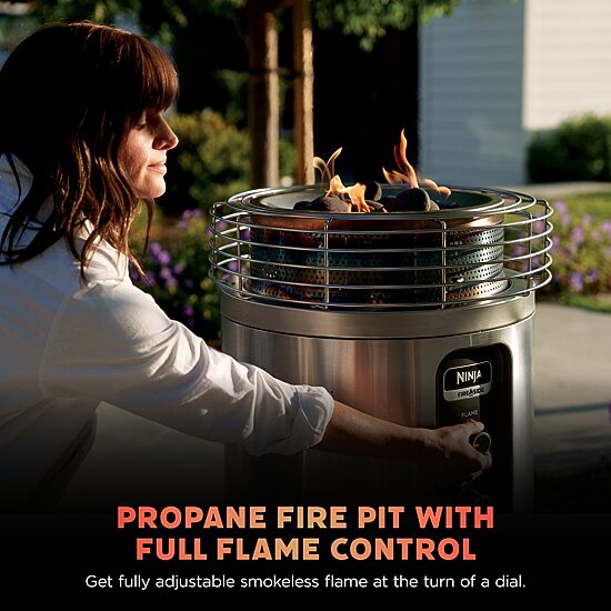 Ninja Fireside360 Outdoor, Silver Charcoal Grill