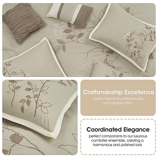 Stratford Park Anissa 9-pc. Easy Care Comforter Set