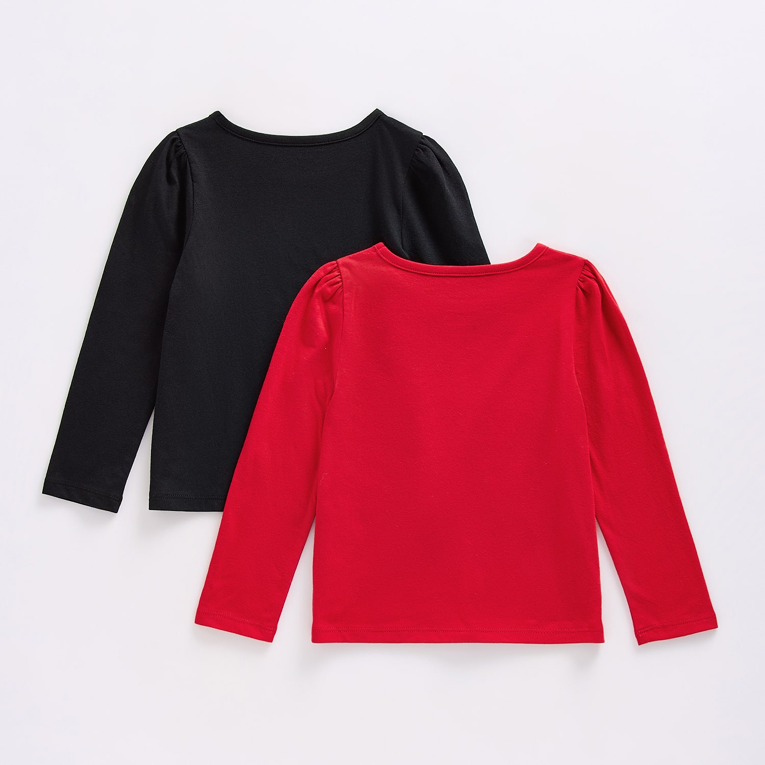 Okie Dokie Toddler & Little Girls Round Neck Long Sleeve Classic Fit 2-pc. Graphic T-Shirt