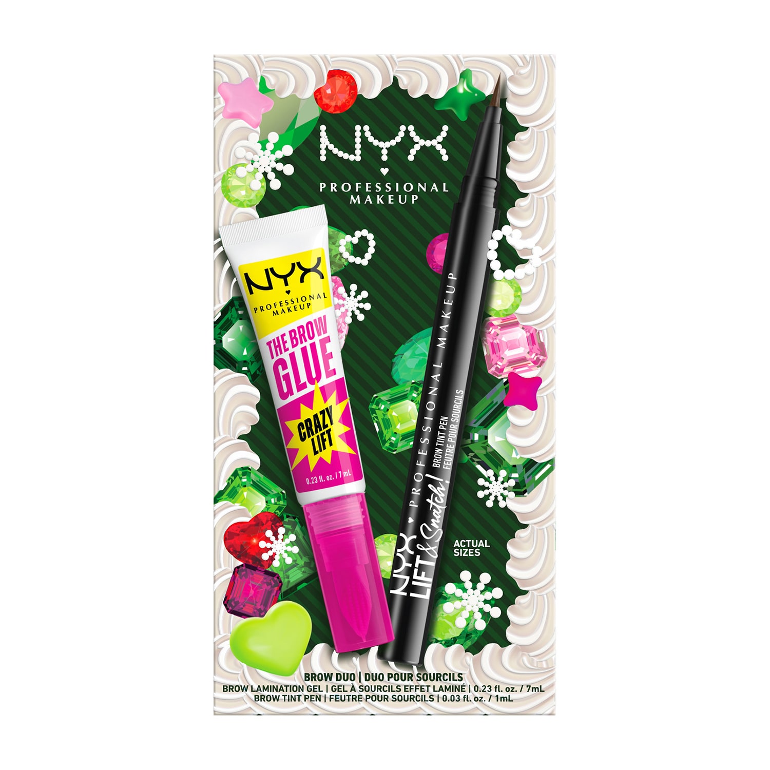 NYX Professional Makeup Brow Duos (value $25)