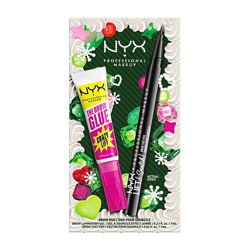 NYX Professional Makeup Brow Duos (value $25), One Size, Brown