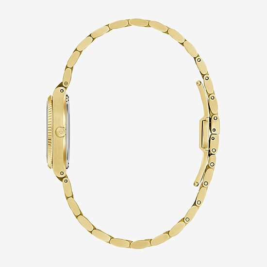 Bulova Womens Gold Tone Stainless Steel Bracelet Watch 97l189
