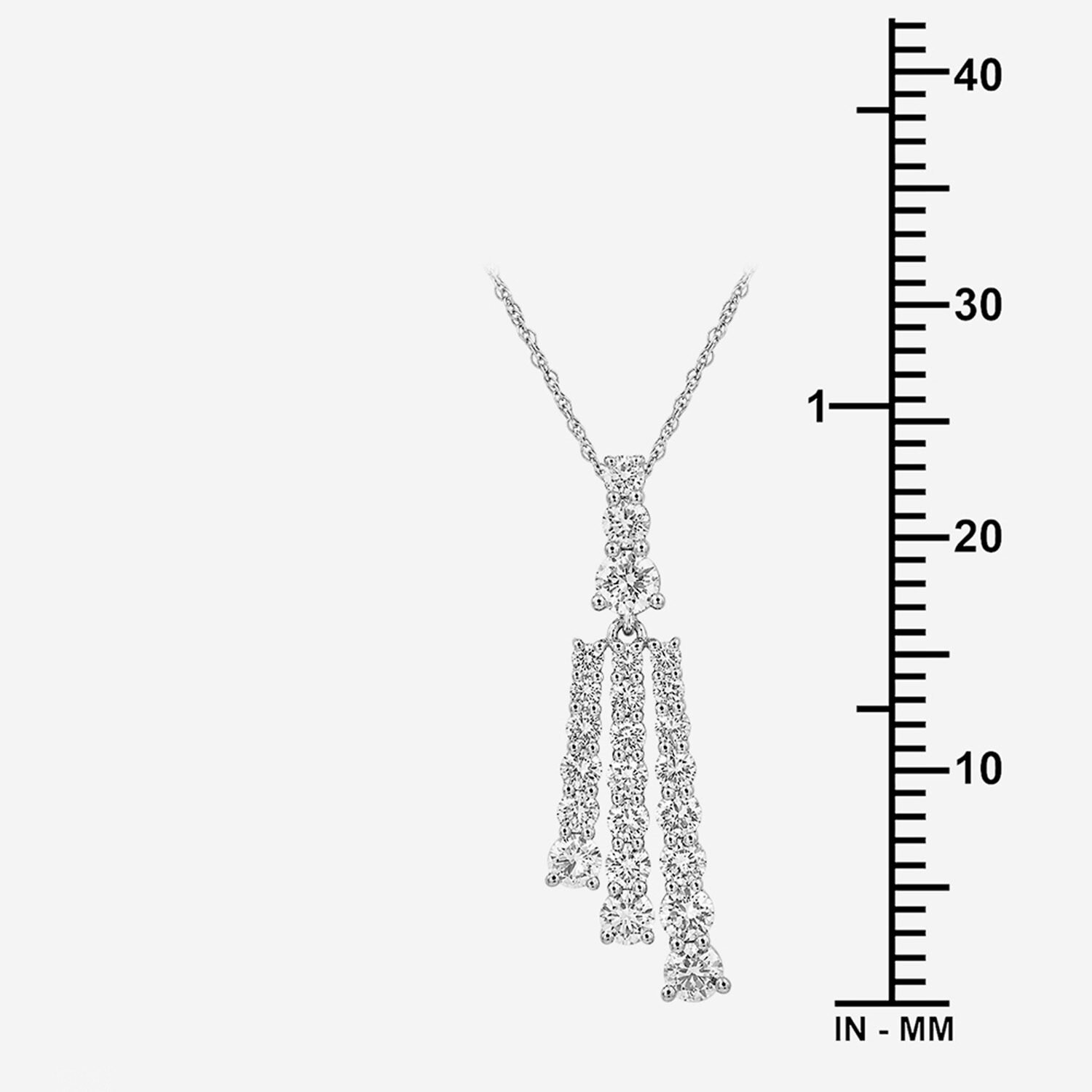 Limited Quantities! Womens /2 CT. T.W. Lab Grown White Diamond Sterling Silver 18 Inch Pendant Necklace