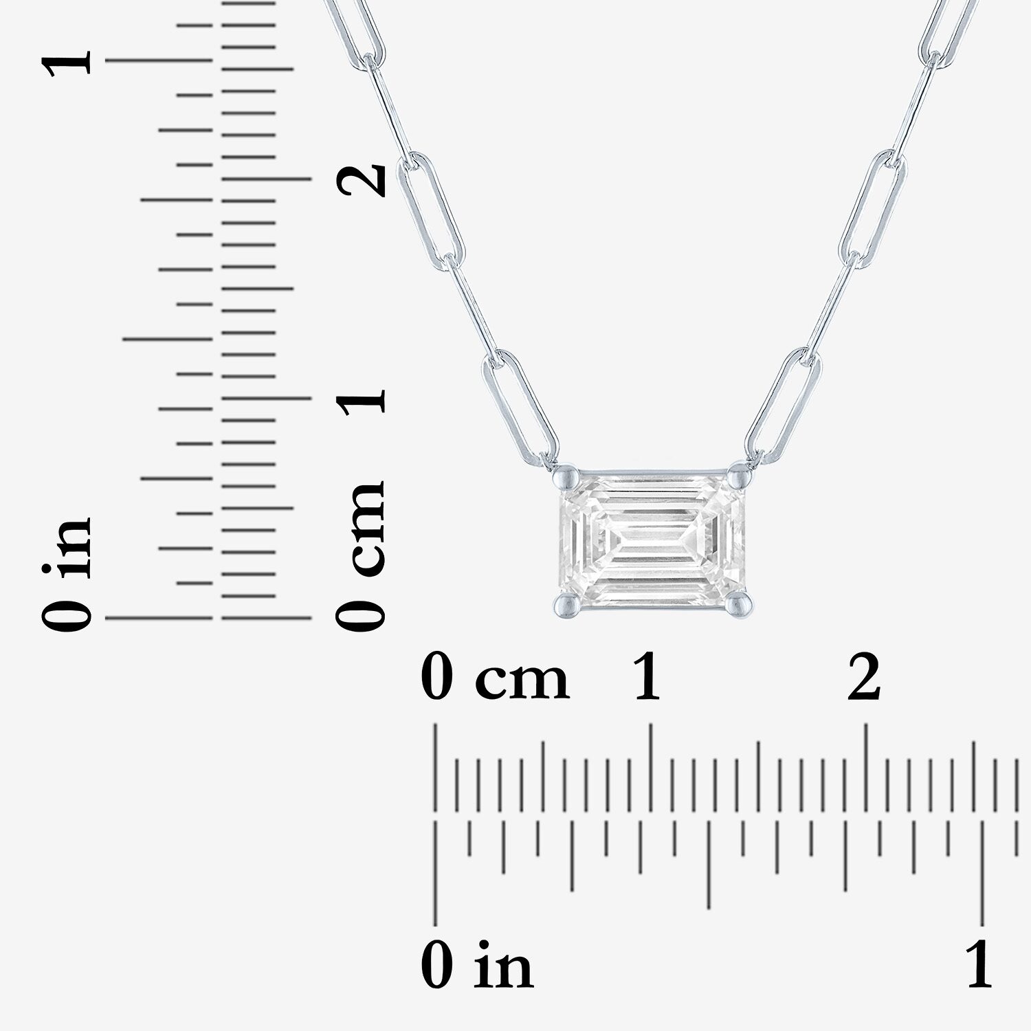 Diamond Addiction (G-H / Si2-I1) Womens 2 CT. T.W. Lab Grown White 10K Gold 18 Inch Pendant Necklace