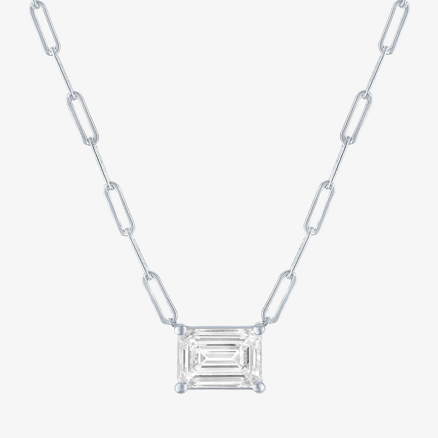 Diamond Addiction (G-H / Si2-I1) Womens 2 CT. T.W. Lab Grown White 10K Gold 18 Inch Pendant Necklace