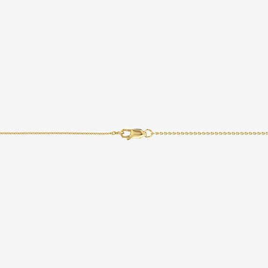 (F/ Si2) Womens Diamond Accent Genuine Red Garnet 14K Gold Over Silver Heart 18 Inch Pendant Necklace