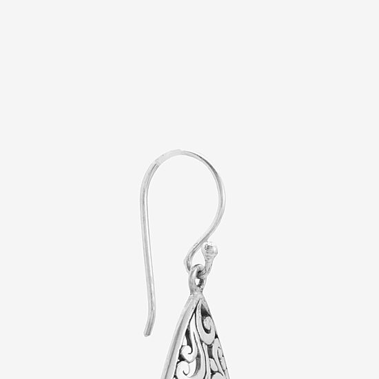 Womens Sterling Silver Drop Earrings