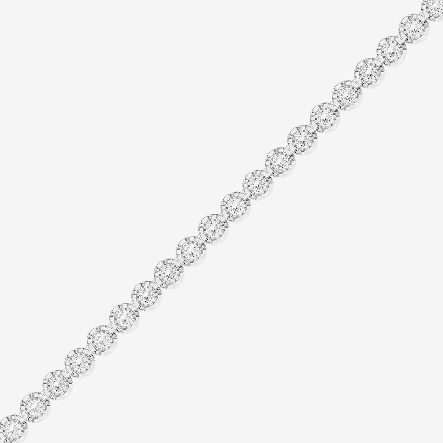 (F / Vs2) Womens 5 CT. T.W. Lab Grown White Diamond Sterling Silver 20 Inch Tennis Necklace