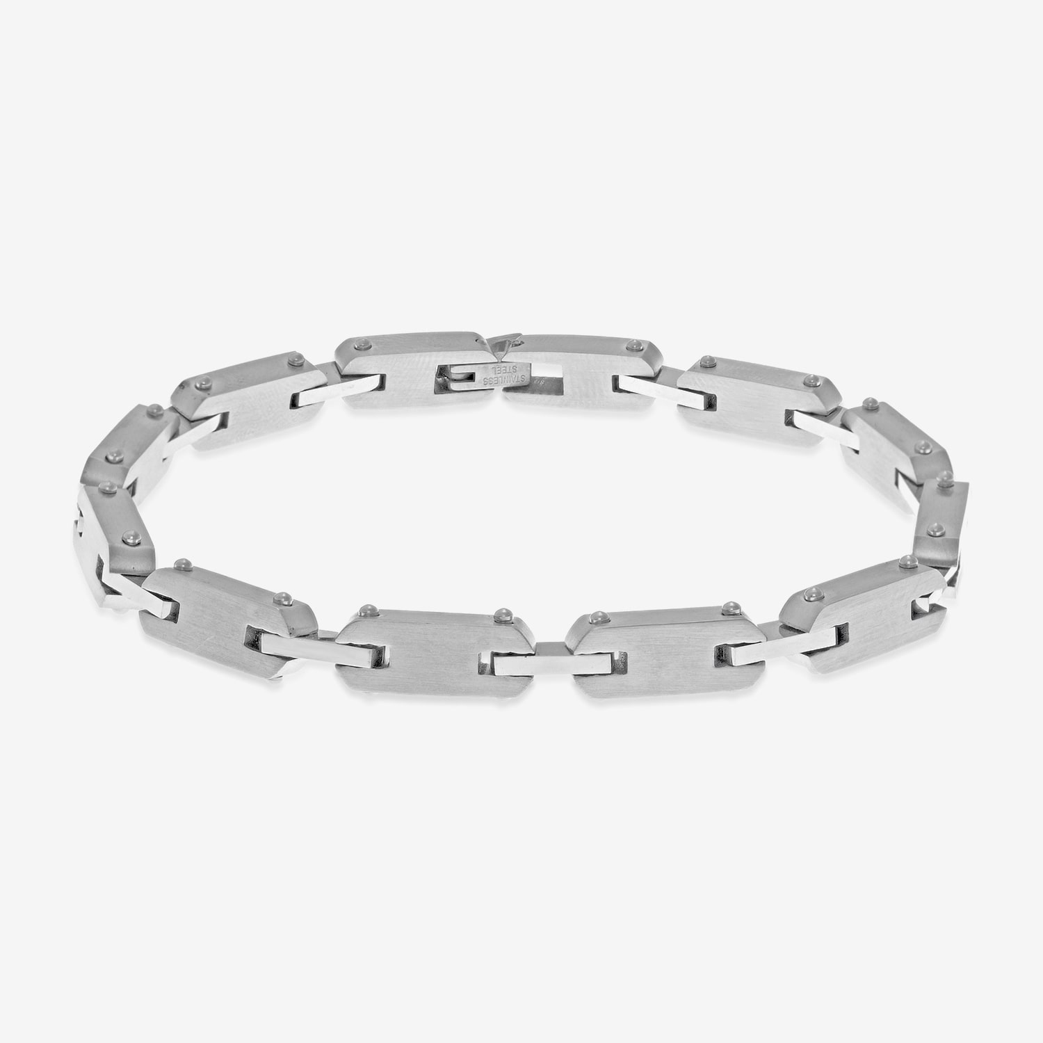 Limited Quantities! Mens Stainless Steel 8 1/4 Inch Link Bracelet