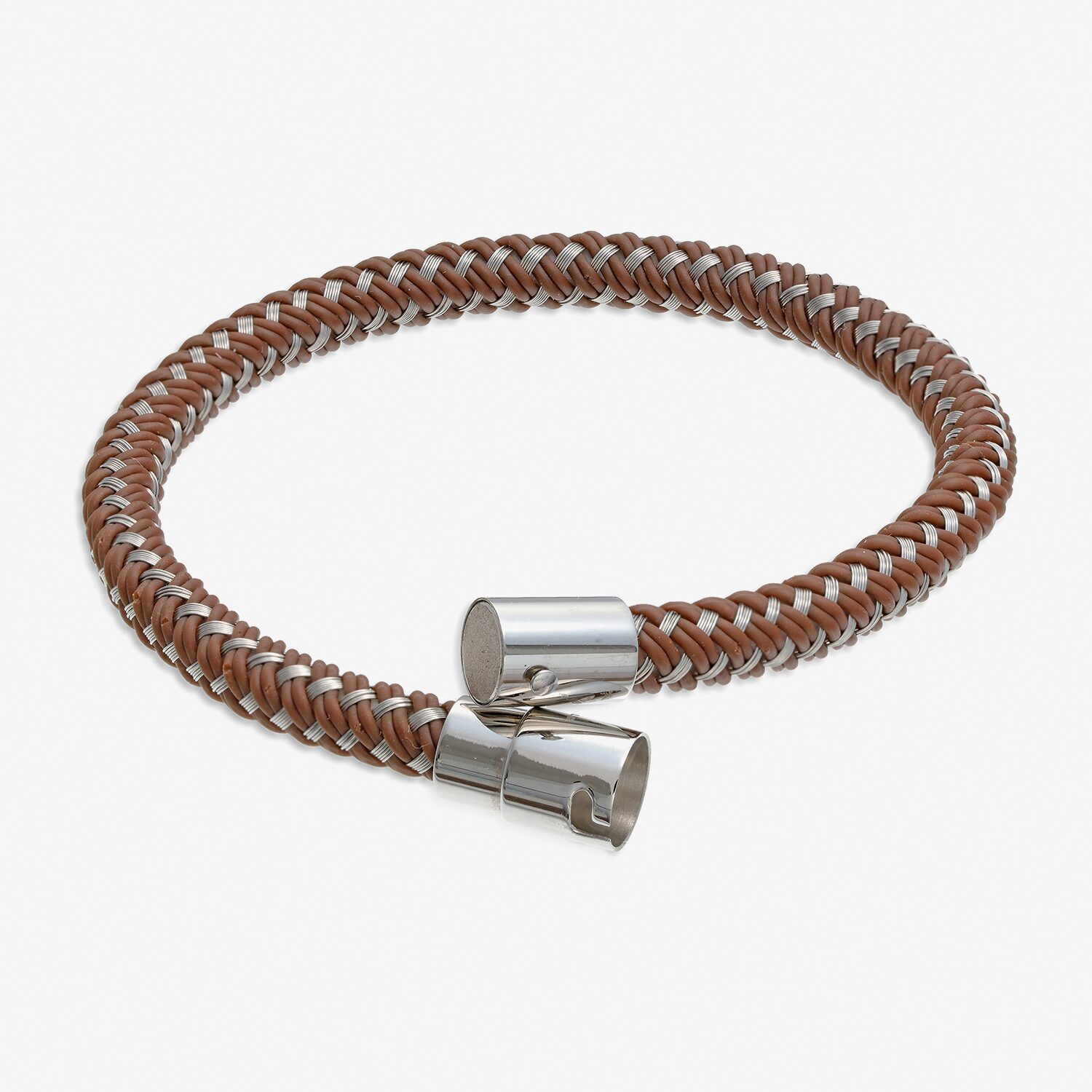 Limited Quantities! Mens Stainless Steel Cord Bracelet