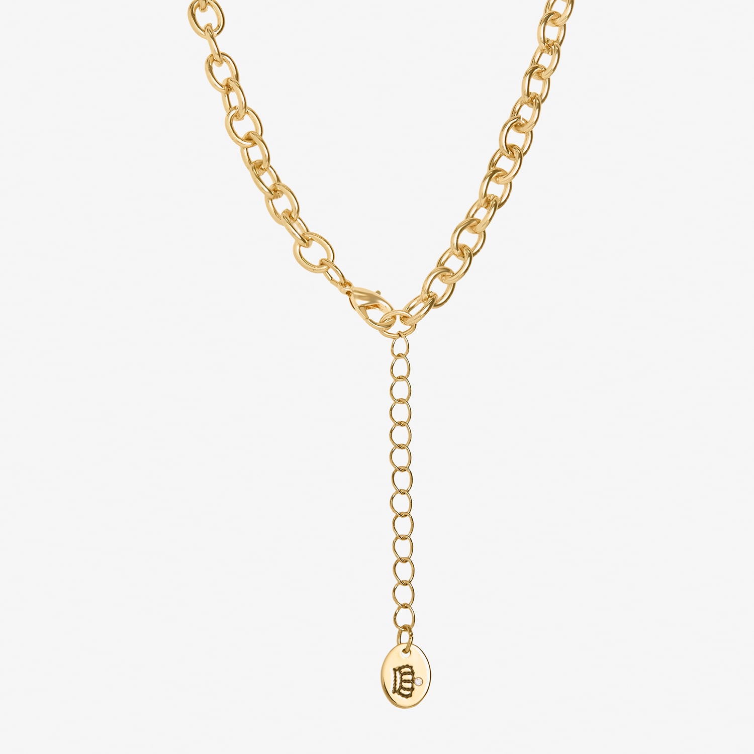 Juicy By Juicy Couture Womens Multi Color Glass 18 Inch Pendant Necklace