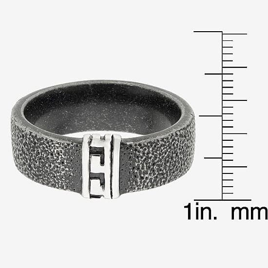Limited Quantities! Mens Stainless Steel Cocktail Ring, Color: Two Tone ...