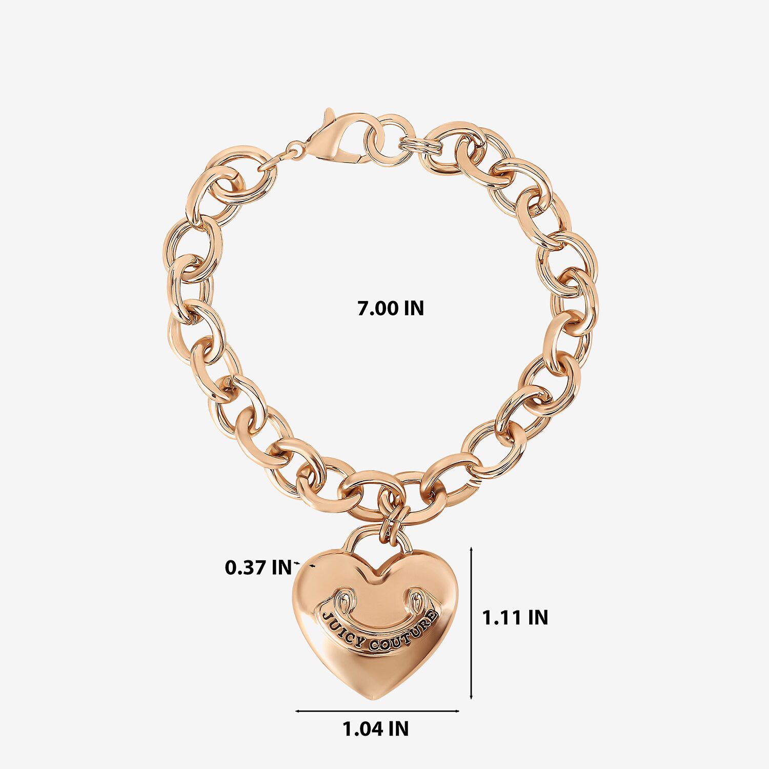 Juicy By Juicy Couture Womens Charm Bracelet