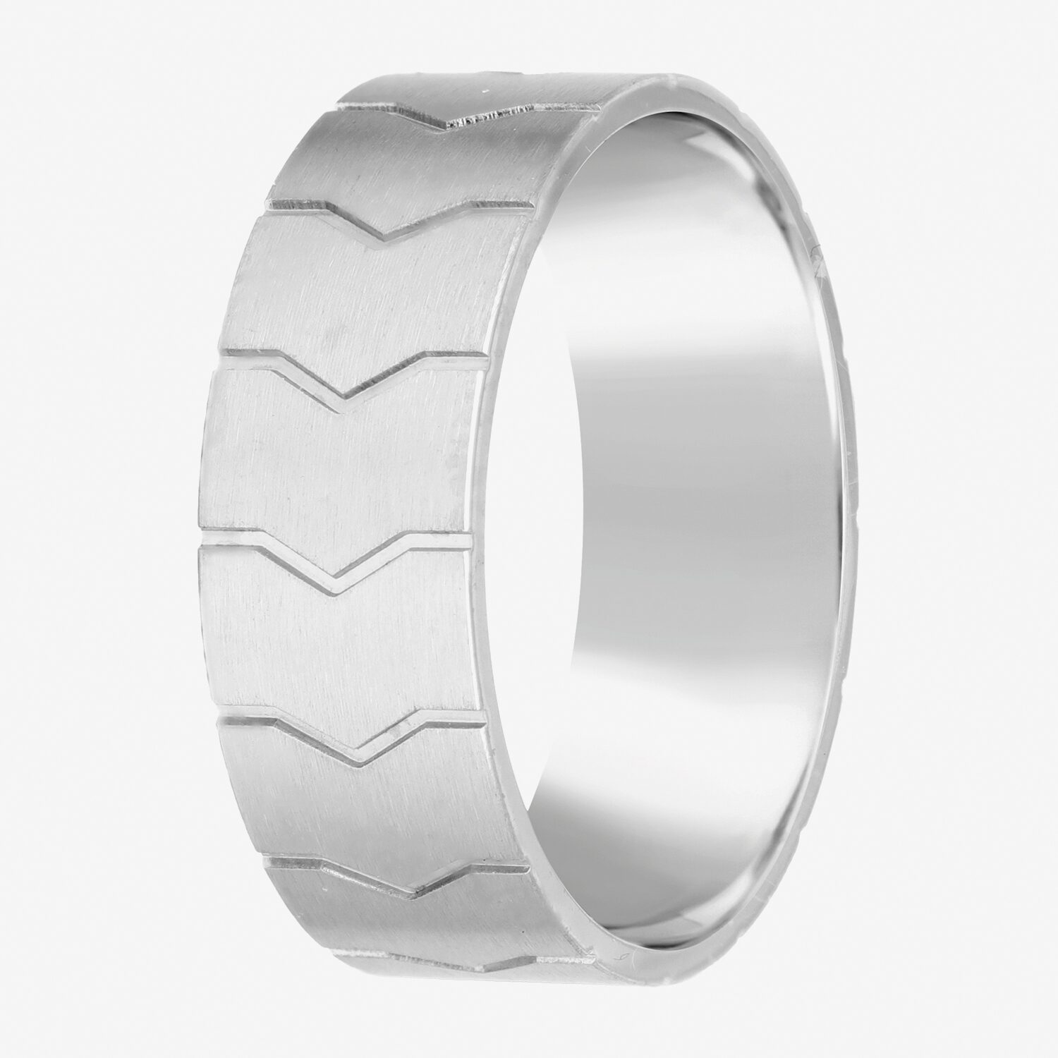 Limited Quantities! Mens 8MM Stainless Steel Band