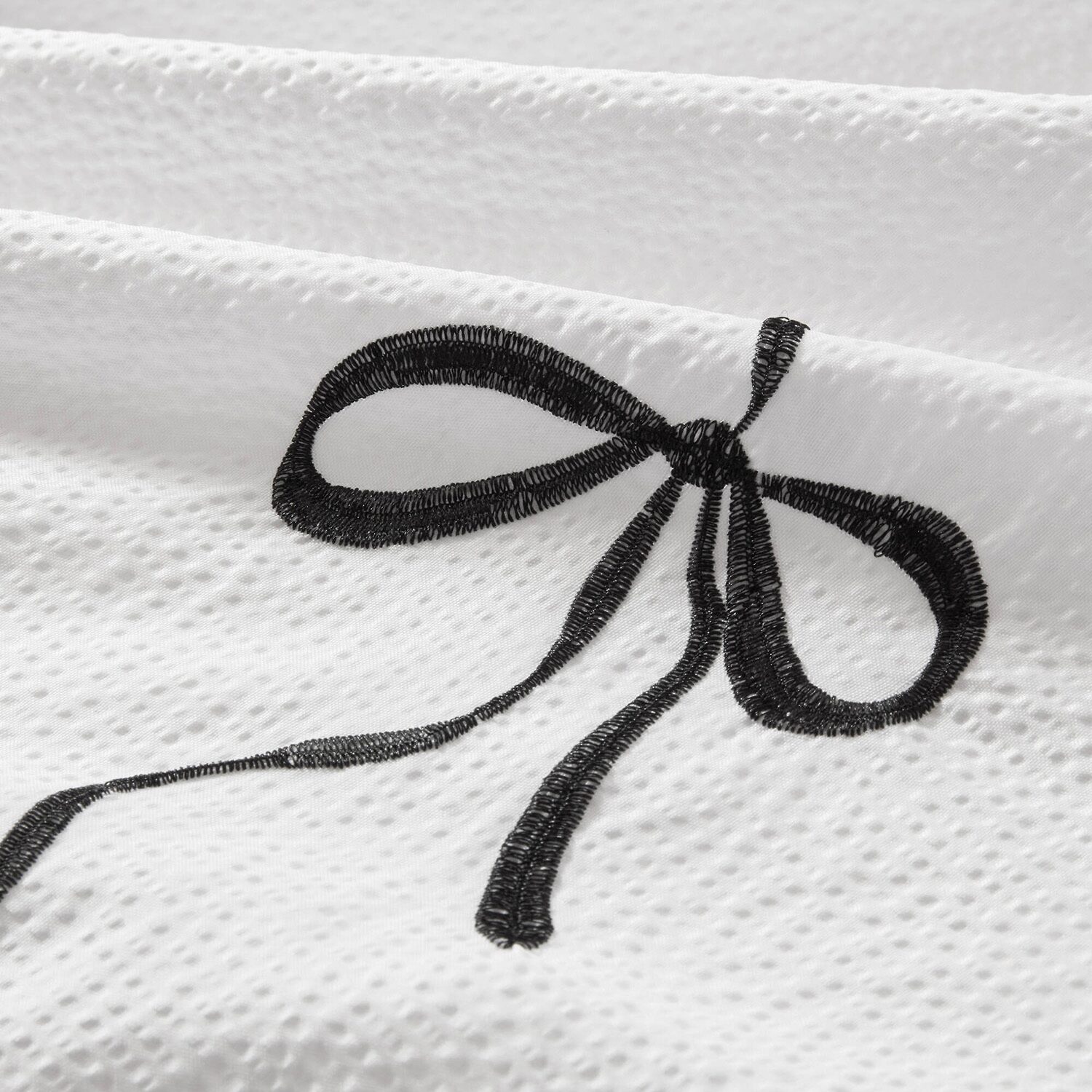 Madison Park Essentials Addison Bowed Shower Curtain