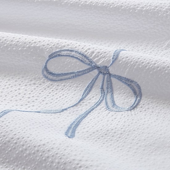 Madison Park Essentials Addison Bowed Shower Curtain