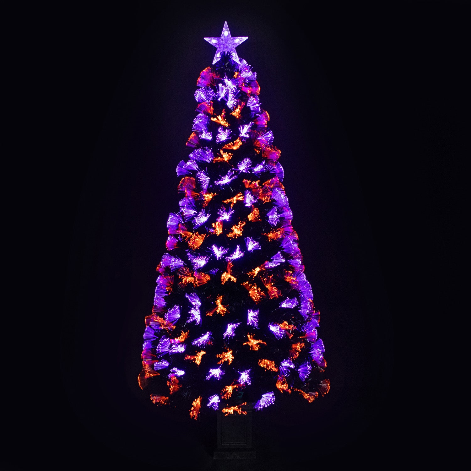 Northlight 6 Ft 8-Function Led Fiber Optic Pine Indoor Artificial Tree