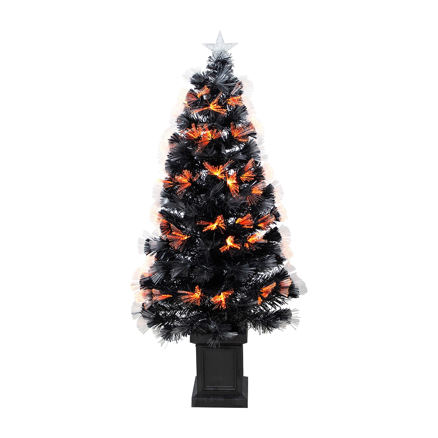Northlight 4 Ft Led 8-Function Fiber Optic Indoor Artificial Tree