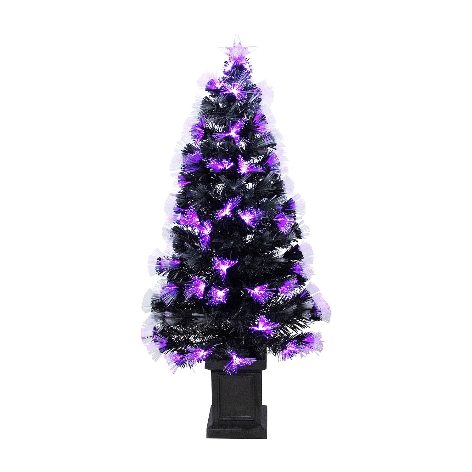 Northlight 4 Ft Led 8-Function Fiber Optic Indoor Artificial Tree