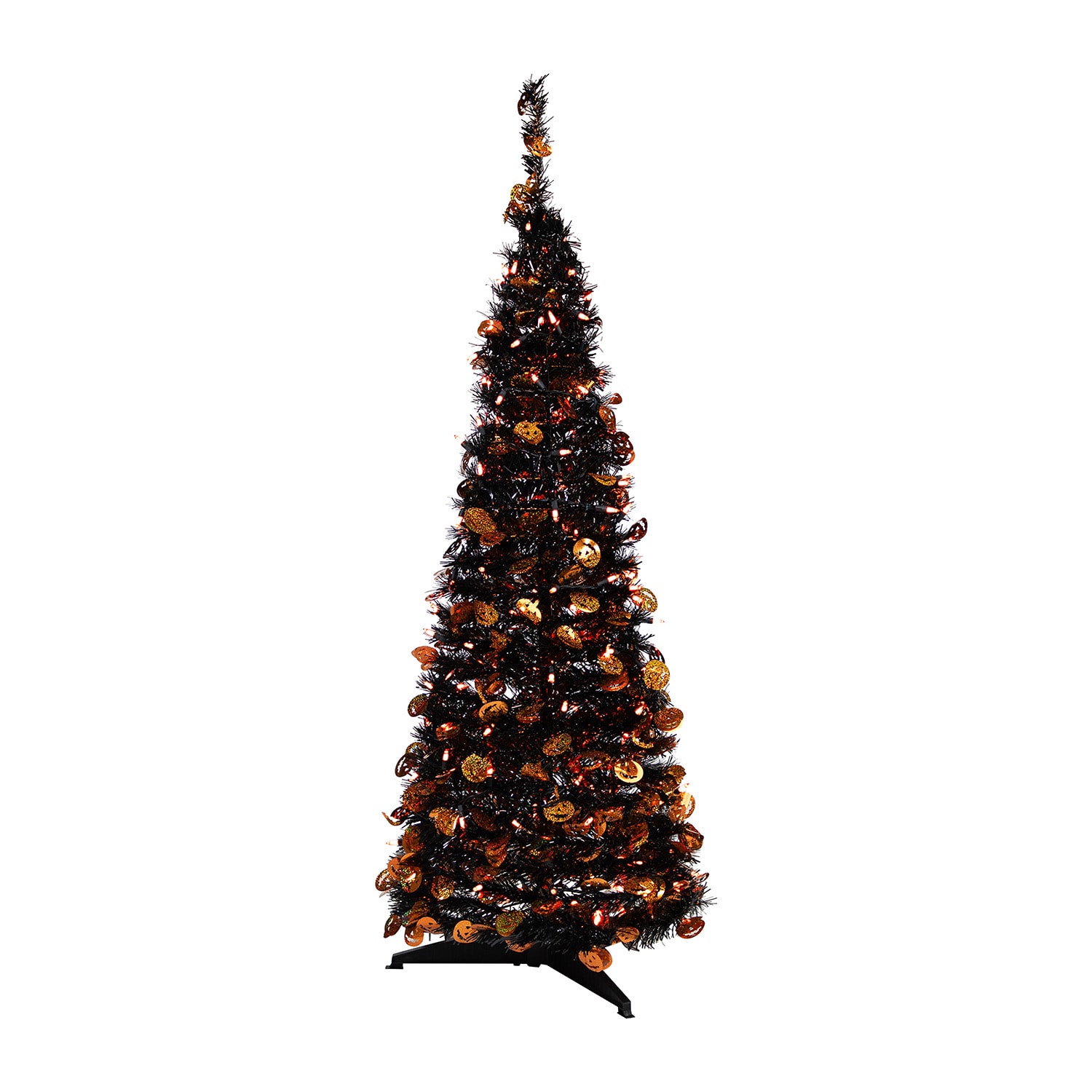 Northlight 4 Ft Pre Lit Pop-Up Jack O' Lantern Outdoor Artificial Tree