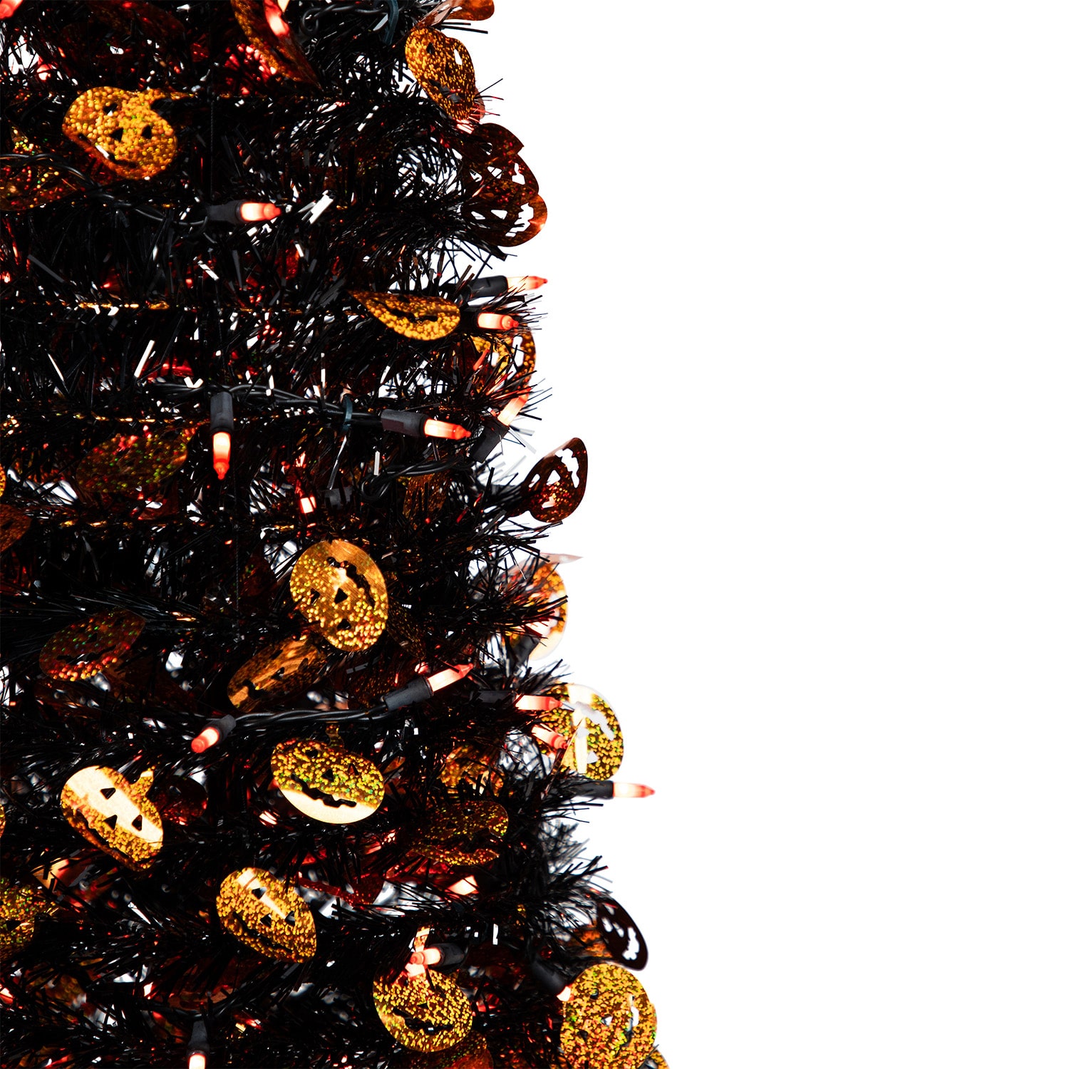 Northlight 4 Ft Pre Lit Pop-Up Jack O' Lantern Outdoor Artificial Tree