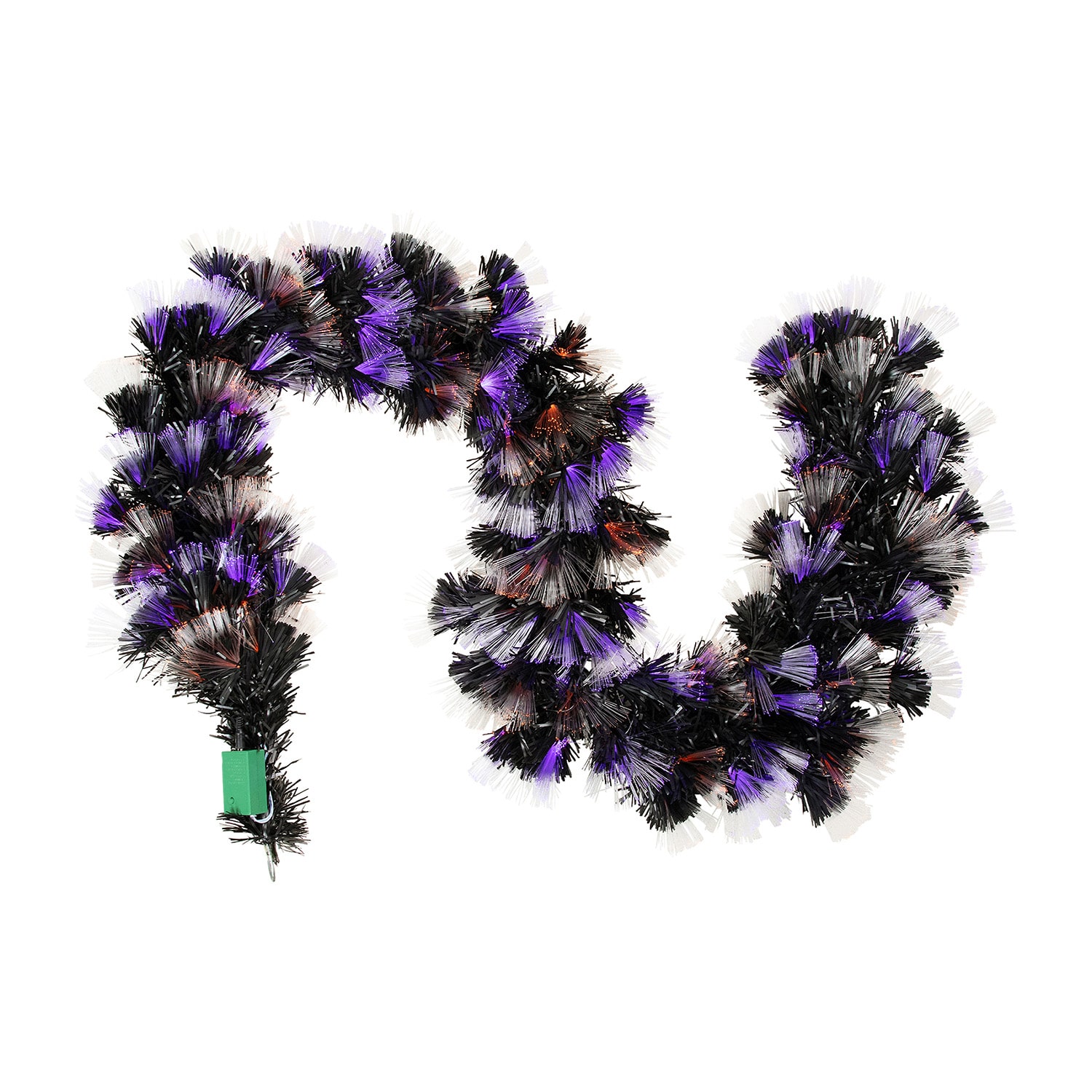 Northlight 6 Ft Led Multi Function Fiber Optic Artificial Pre-Lit Outdoor Garland