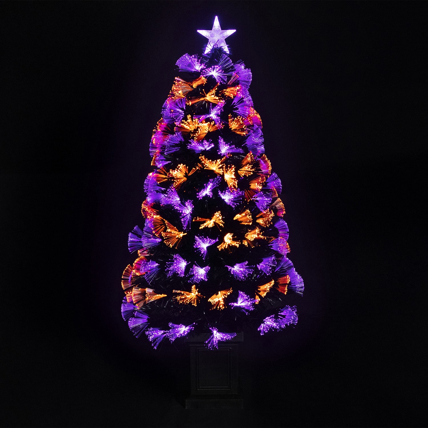 Northlight 4 Ft Led 8-Function Fiber Optic Indoor Artificial Tree