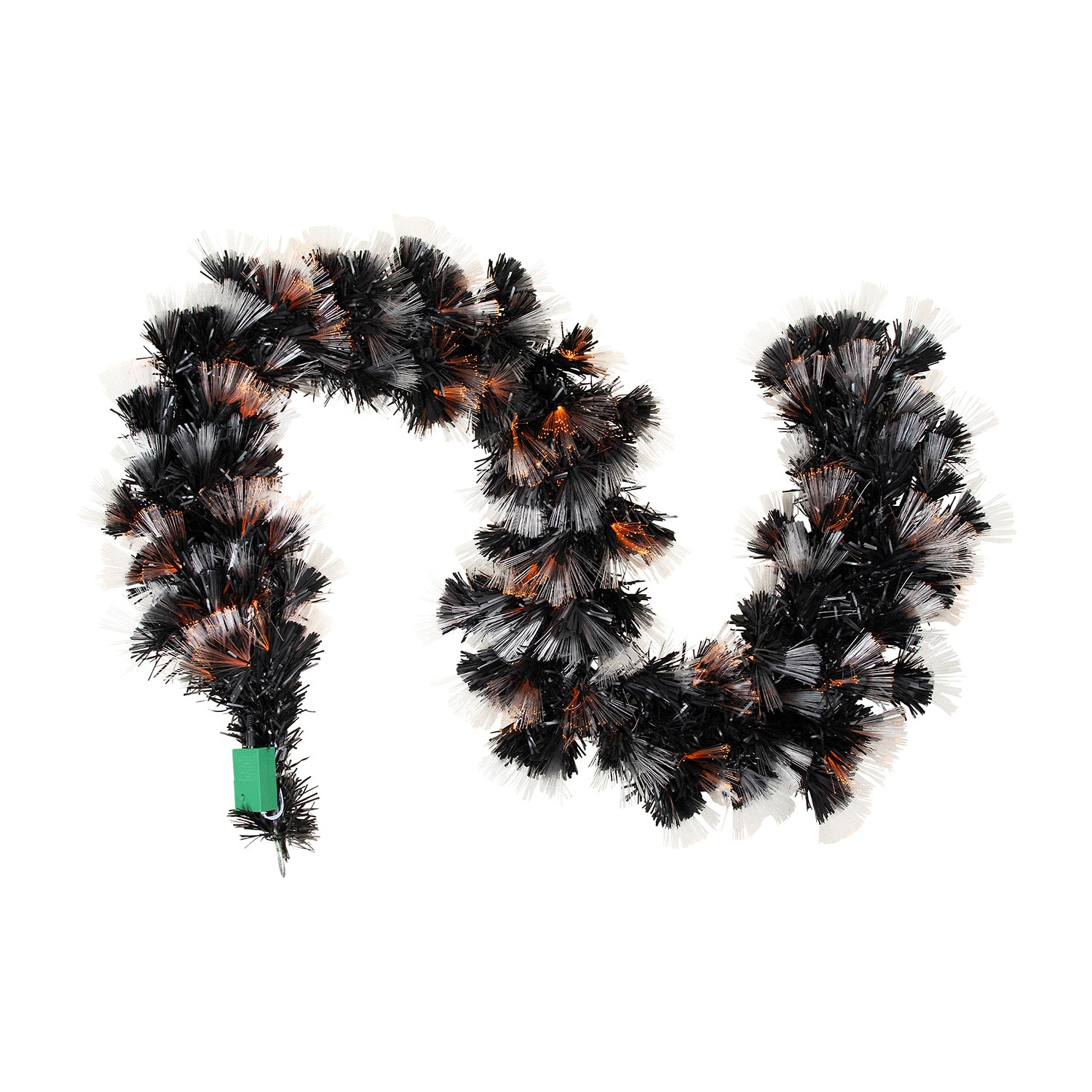 Northlight 6 Ft Led Multi Function Fiber Optic Artificial Pre-Lit Outdoor Garland