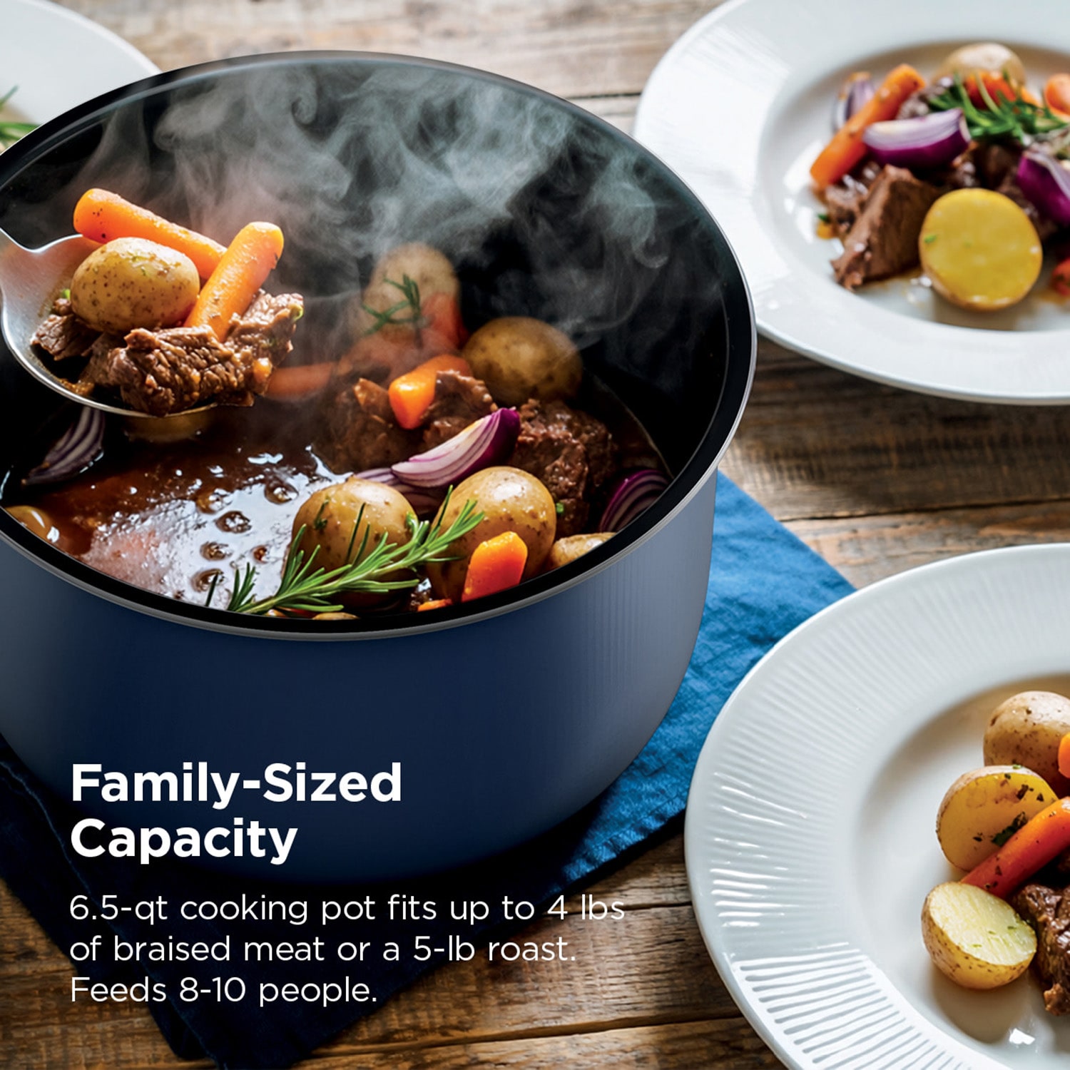 Ninja Hyperheat 9-In-1 Electric Pressure Cooker 4-pc. Aluminum Pressure Cooker