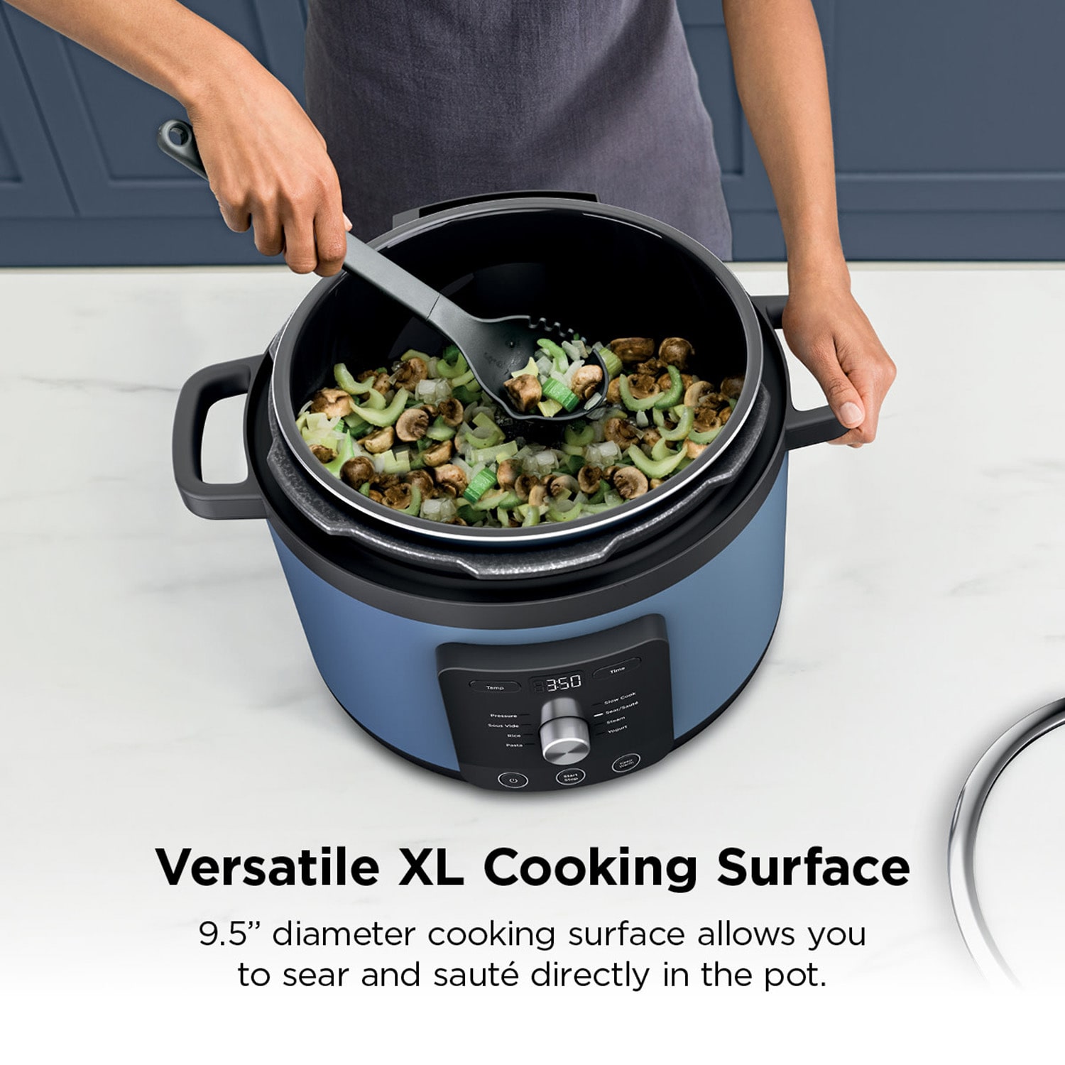 Ninja Hyperheat 9-In-1 Electric Pressure Cooker 4-pc. Aluminum Pressure Cooker