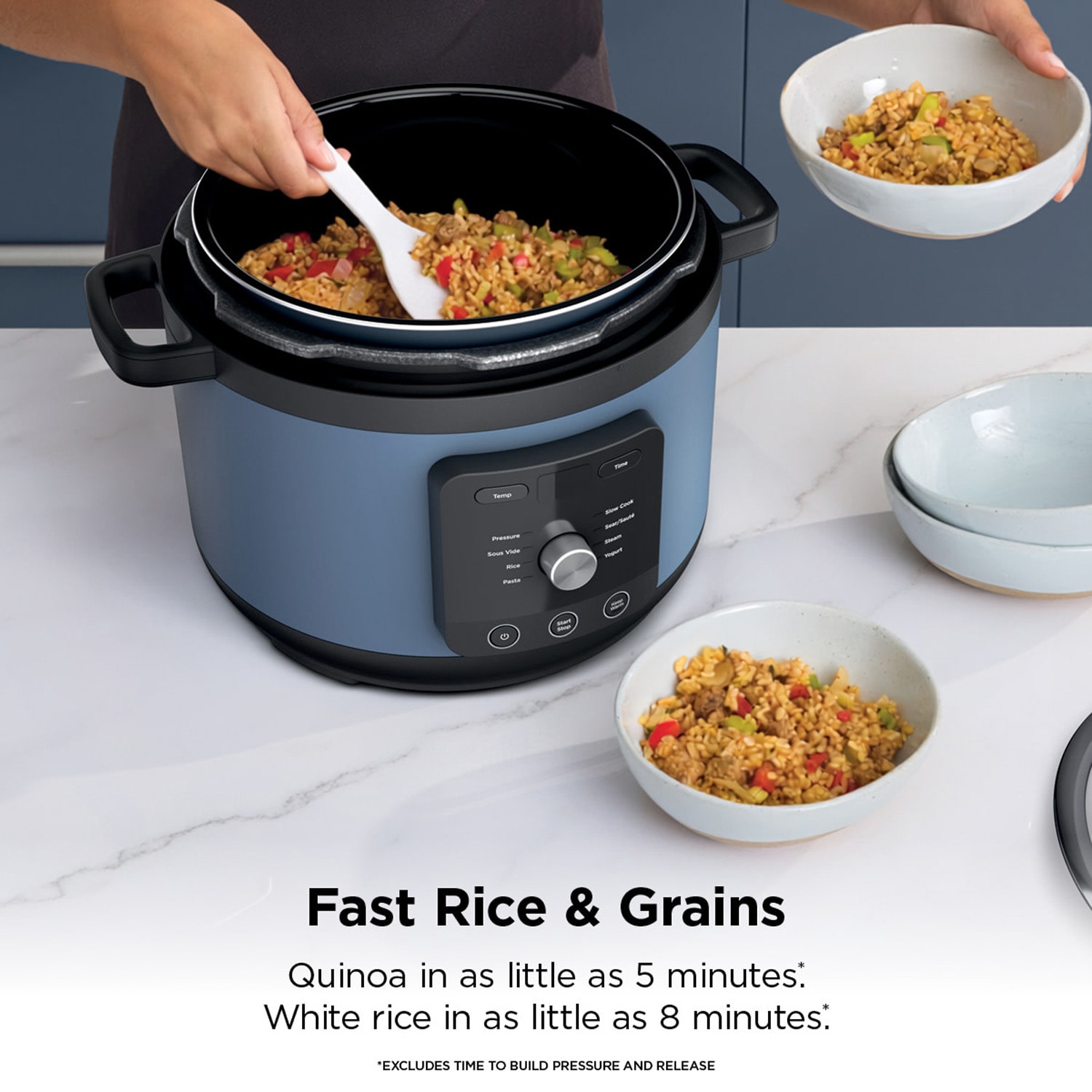 Ninja Hyperheat 9-In-1 Electric Pressure Cooker 4-pc. Aluminum Pressure Cooker