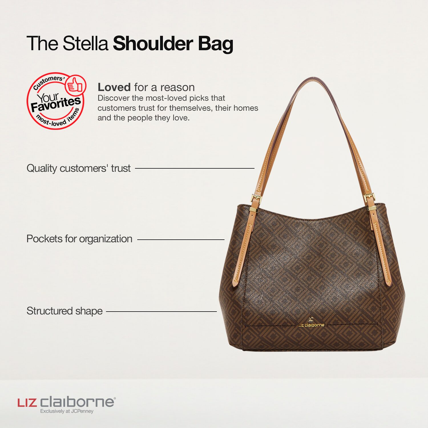 Liz Claiborne Stella Shoulder Bag