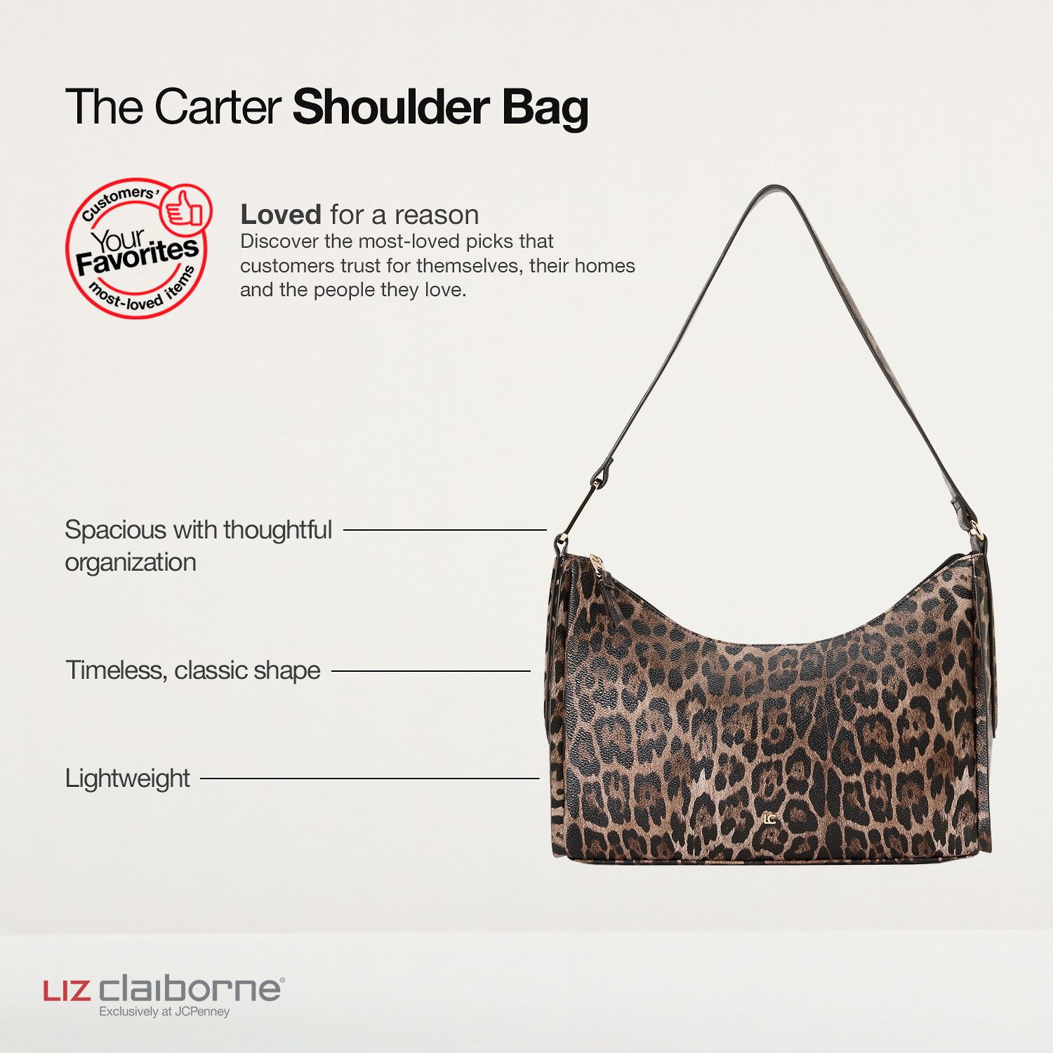 Liz Claiborne Carter Shoulder Bag